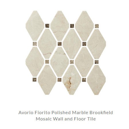 Avorio Fiorito Polished Marble, Floor And Tile Brookfield